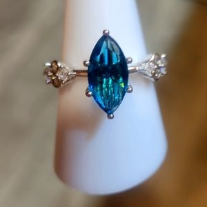 BOMB PARTY ring blue
